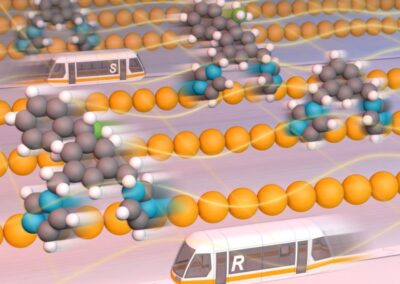 Controlling the preferential motion of chiral molecular walkers on a surface